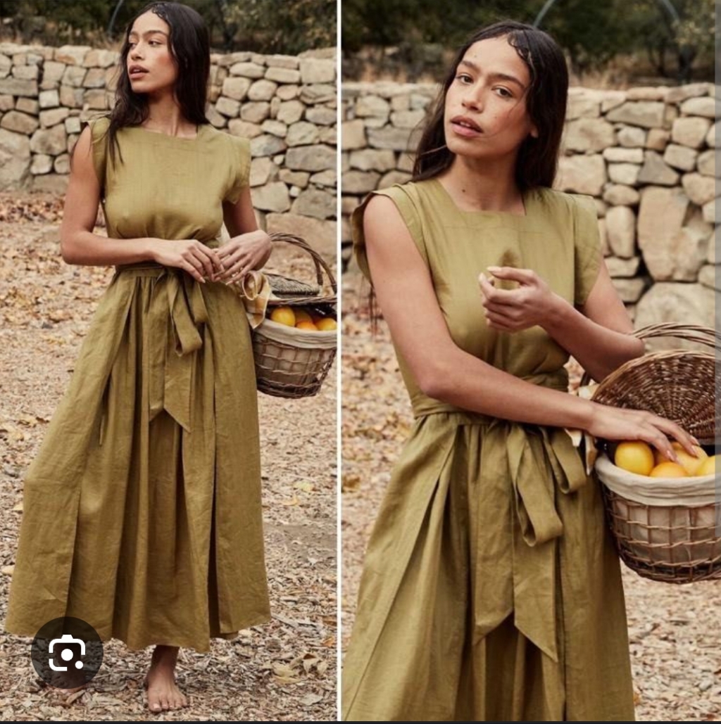 Den Pacifica Dress In Oaken